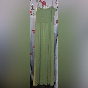 Womens new large Elegant Green Maxi Dress